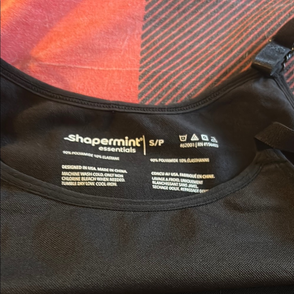 Shapermint Essentials Black Tank Top